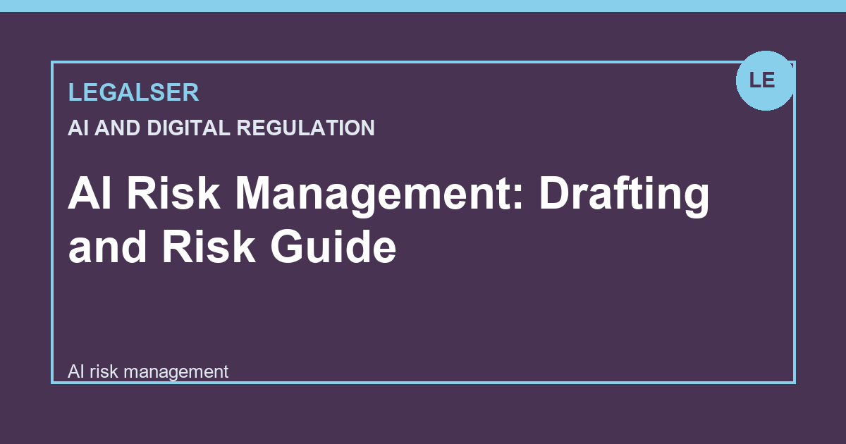 AI Risk Management: Drafting and Risk Guide legal English thumbnail