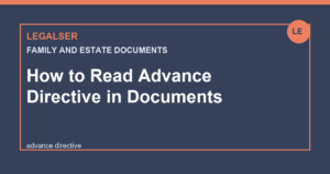 How to Read Advance Directive in Documents legal English thumbnail