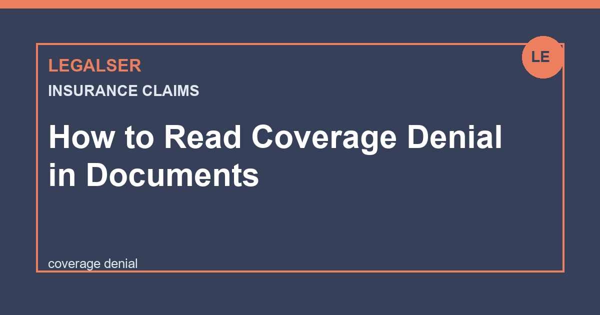 How to Read Coverage Denial in Documents legal English thumbnail