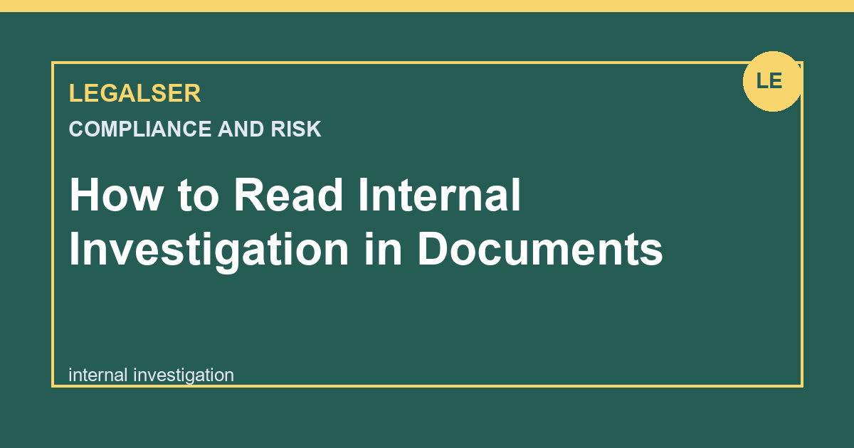 How to Read Internal Investigation in Documents legal English thumbnail