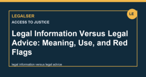 Legal Information Versus Legal Advice: Meaning, Use, and Red Flags legal English thumbnail