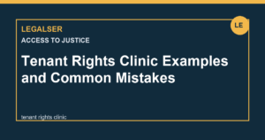 Tenant Rights Clinic Examples and Common Mistakes legal English thumbnail
